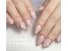 【hand／オフケア込み◎】艶々ワンカラーネイルorラメグラデーション