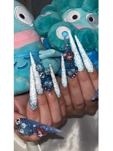 クロスネイル 渋谷店(CROSS nail)/ギラギラフラッシュネイル