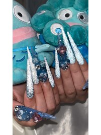 ギラギラフラッシュネイル