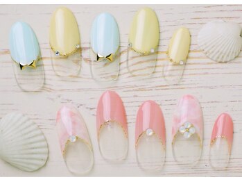 クアトログランシュ 青葉台(QUATRO×GranCieux)/夏ネイル/7500円