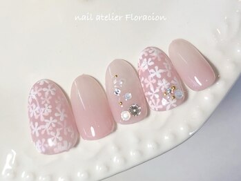 ネイルアトリエ フロラシオン/贅沢アートの褒められネイル22