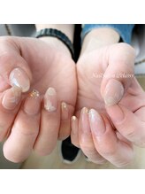 アンドクラッシィ(&classy.)/大人桜ネイルデザイン