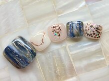 モーヴネイル(mauve.nail)/フットネイル定額アートC ¥12500