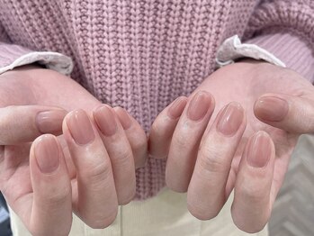 ネイルリブラ(Nail Libra)/透明感ワンカラーネイル