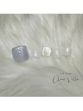 ネイルサロンクリアヴィラ(nail salon clear villa)/フットデザインチョイス☆¥9350