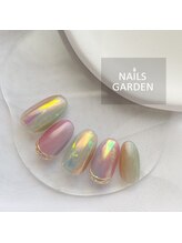 ネイルズガーデン(NAILS GARDEN)/オーロラネイル♪