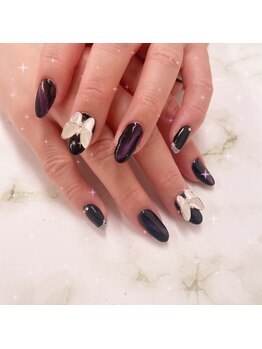 ネイルサロン エーナイン ザ ビッグ豊平店/持ち込みデザイン