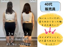 ふるいちまち整体院/40代販売員3か月で-9.3ｋｇ達成!