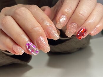 バレンタインアート