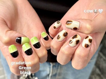 ハズグラスネイル(Haze Grass nail)/個性ニュアンス