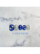 ネイルベースキュウロク(NAILBASE96)/雪の結晶ネイル