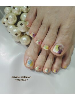 プライベート ネイルサロン マーマ(murmur)/塗りかけネイル
