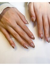 ウロネイルズ(ulo nails)/冬のキラキラグラデーション