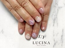 ネイルスタジオ ルキナ(LUCINA)/c-285 大人上品ニュアンスネイル