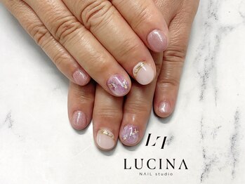 ネイルスタジオ ルキナ(LUCINA)/c-285 大人上品ニュアンスネイル