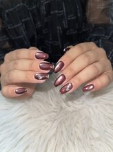 ソラール(SOLAR)/ボルドーマグネットネイル☆