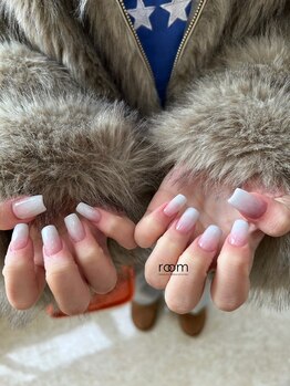 ルーム ビューティーラボラトリーズ(room beauty laboratories)/ワンカラー×ホワイトネイル