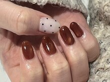 シェルネイル(SHELL NAIL)/バレンタインmag/staff:Yuzuha