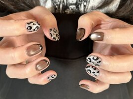 マグネット×ヒョウ柄