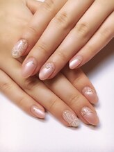 ネイルサロンアンドスクール アイビー(IVY)/バルーンフレンチ乙女ちっく