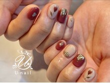 ユーネイル(U-nail)/ニュアンスフラワーネイル