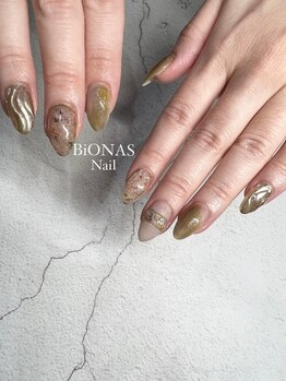 ビオナス 苫小牧店(BiONAS)/フラワーフレークnail