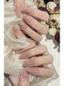 【ロコミ応援キャンペーン】長さだし☆ワンカラー+ストーン10粒  ￥8900