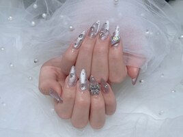 持ち込み/マグネット/冬ネイル