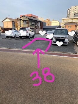 ココピュアレ(coco purele)/駐車場の場所はココです!