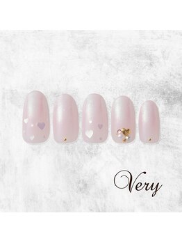 ヴェリー 六本木ヒルズ店(Very)/ハートモチーフネイル