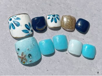 ミンクスタイル 赤坂店(Mink Style)/フットネイル/ニュアンス