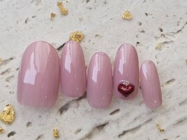 ぷっくりハートネイル【岡山】