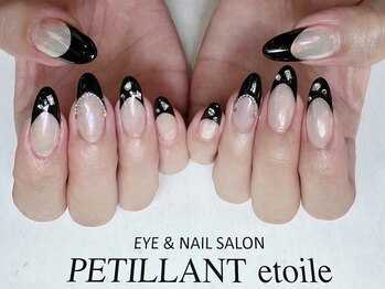 ペティアン エトワール アイラッシュアンドネイル(PETILLANT etoile)の写真/【12/20～年末感謝祭スタート】スカルプ+アートのクーポンあり!長さを出したい/爪が弱い方などにおすすめ◎