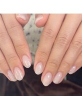 ちゅるん/透け感/微細ラメグラデ