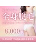 【人気NO1】夏までに☆まるごと全身美肌脱毛◎ (VIO込) ¥8.000