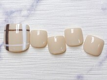 ネイルサロン インプレス(Impress)/チェックフットネイル