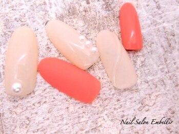 アンベリール 横浜店(Embellir)/(1584)ホワイトパールネイル