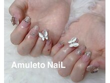 アムレート ネイル 蕨(Amuleto NaiL)/ピンク・キラキラネイル