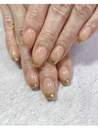 ミラーフレンチネイル