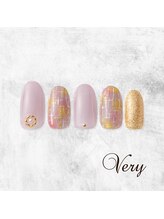 ヴェリー 六本木ヒルズ店(Very)/タイダイツイードネイル