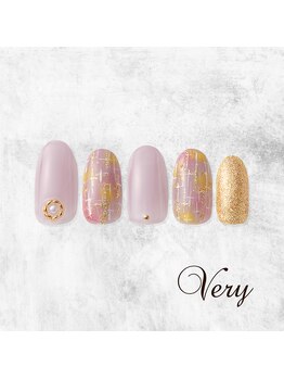ヴェリー 六本木ヒルズ店(Very)/タイダイツイードネイル