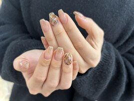 チェックネイル