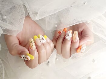 リンネイル 新大久保店(Rin Nail)/#待ち込みデザインOK　#付け放題