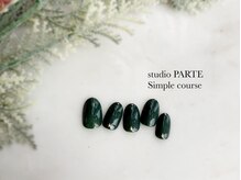 スタジオパルテ ネイルアイラッシュ(studio PARTE)/定額ハンド シンプルコース