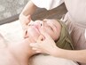 フェイシャル深筋骨メソッド+小顔コルギ(石膏パック付き)90分￥11000→￥6500