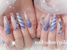 エピラ(epila)/雪の結晶×blue