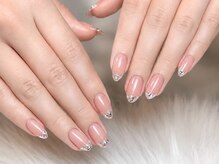 チャニエ ネイル スパ(Chanie Nail Spa)の雰囲気(マグネットガラスフレンチ)