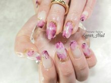 シュガーネイル(sugar nail)/お花ネイル
