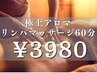 【新規限定】ホットストーンアロマリンパDetox&冷え性対策60分 3980円