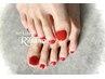 【FOOT】ジェル艶々ワンカラー★ご新規様オフ無料★¥6,900